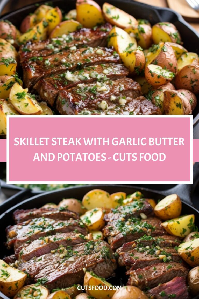 Skillet Steak with Garlic Butter and Potatoes – Cuts Food