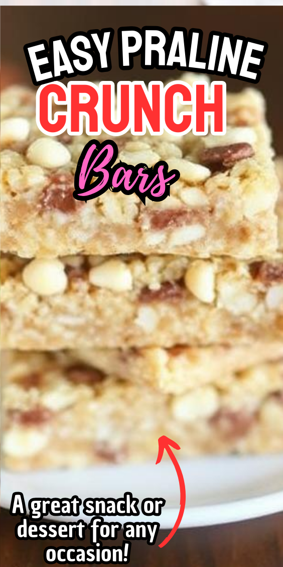 Easy Praline Crunch Bars