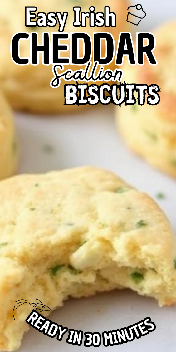Easy Irish Cheddar Scallion Biscuits
