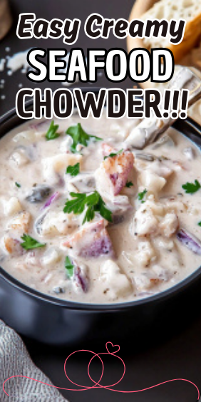 Easy Creamy Seafood Chowder