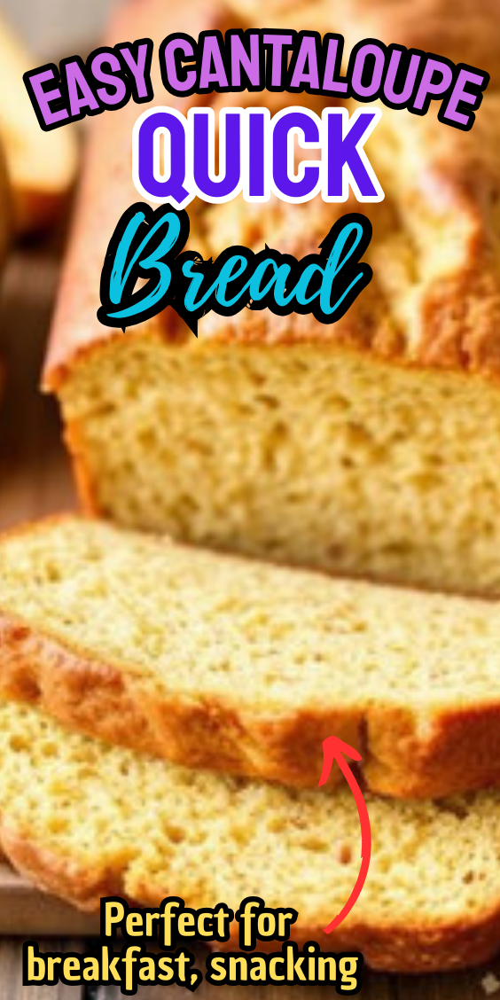 Easy Cantaloupe Quick Bread