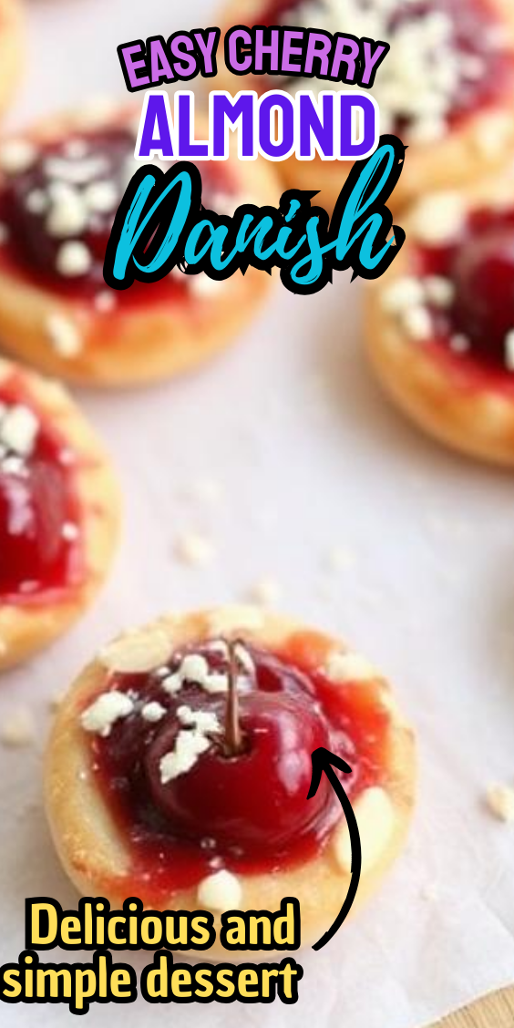 Easy Cherry Almond Danish
