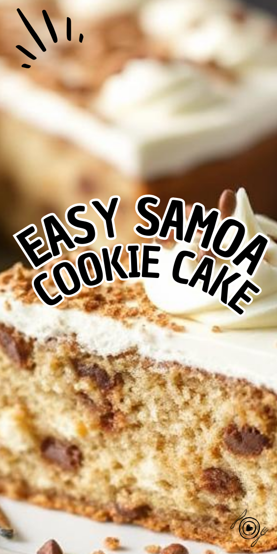 Easy Samoa Cookie Cake