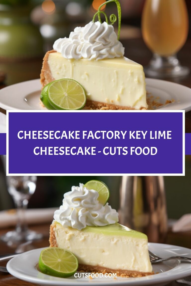 Cheesecake Factory Key Lime Cheesecake – Cuts Food