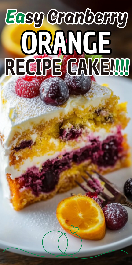 Easy Cranberry Orange Cake