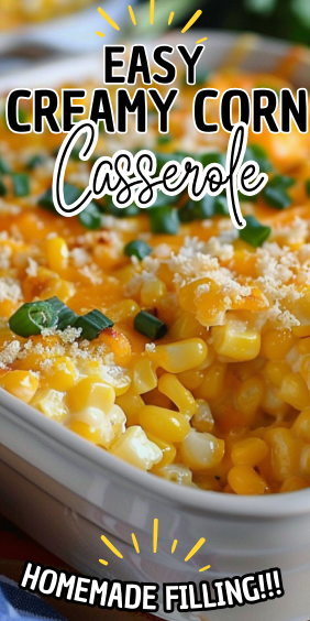 Easy Creamy Corn Casserole