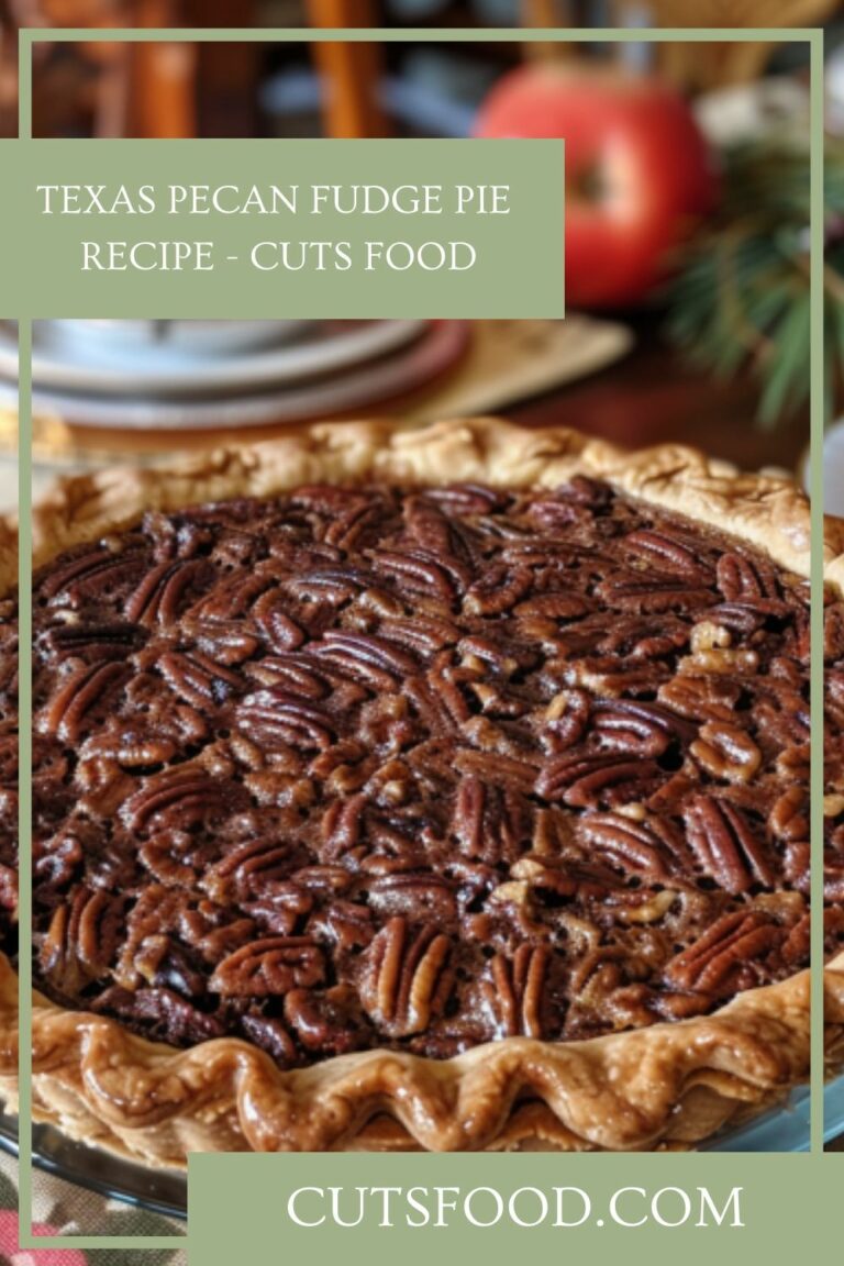 Texas Pecan Fudge Pie Recipe – Cuts Food
