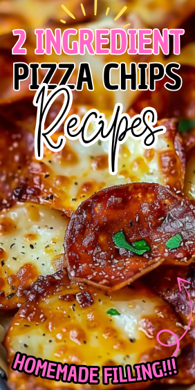 2 Ingredient Pizza Chips