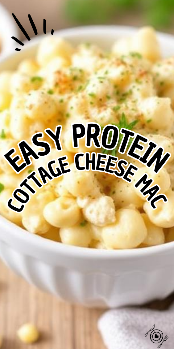 Easy Protein Cottage Cheese Mac