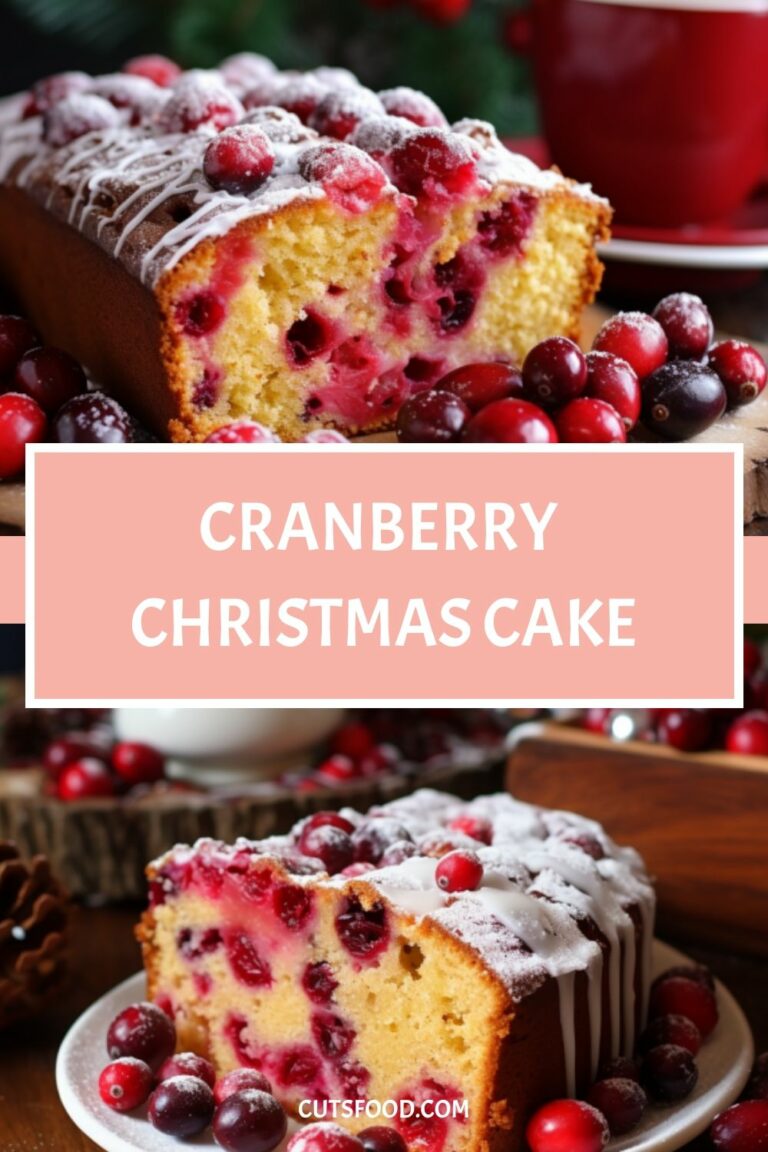 Cranberry Christmas Cake