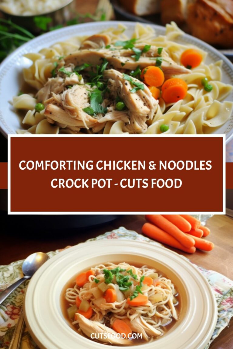Comforting Chicken & Noodles Crock Pot – Cuts Food