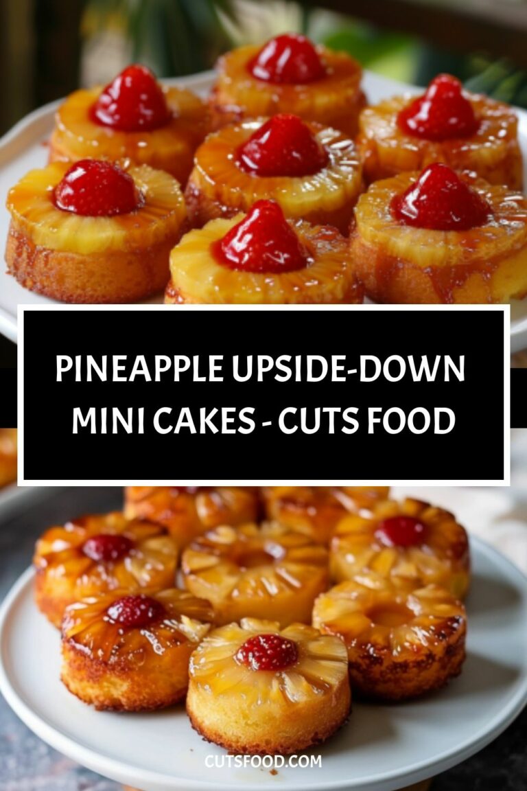 Pineapple Upside-Down Mini Cakes – Cuts Food