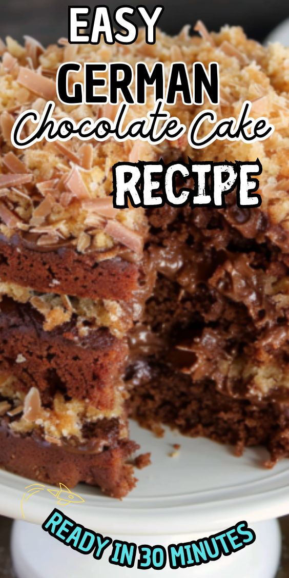 Easy German Chocolate Cake
