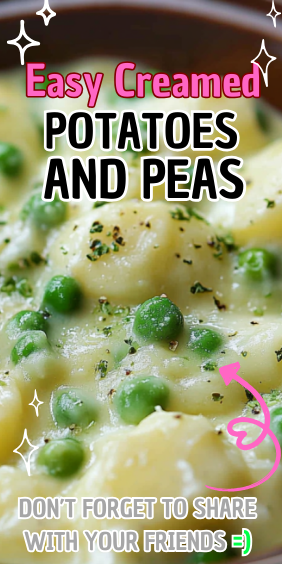 Easy Creamed Potatoes and Peas
