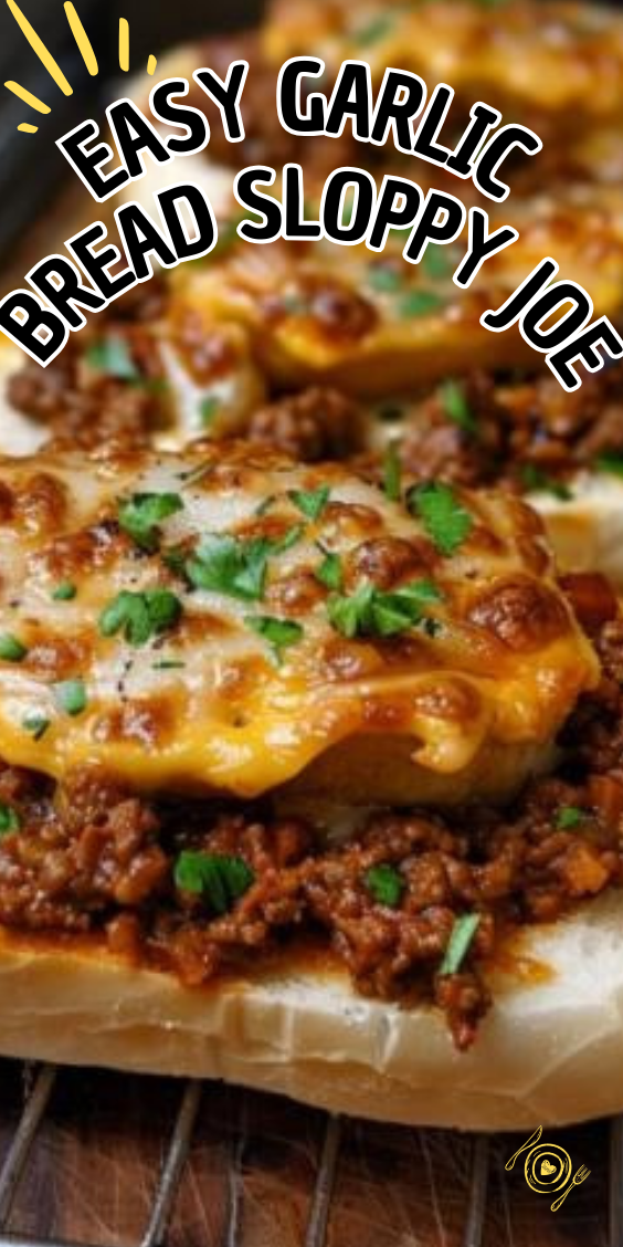 Easy Garlic Bread Sloppy Joe