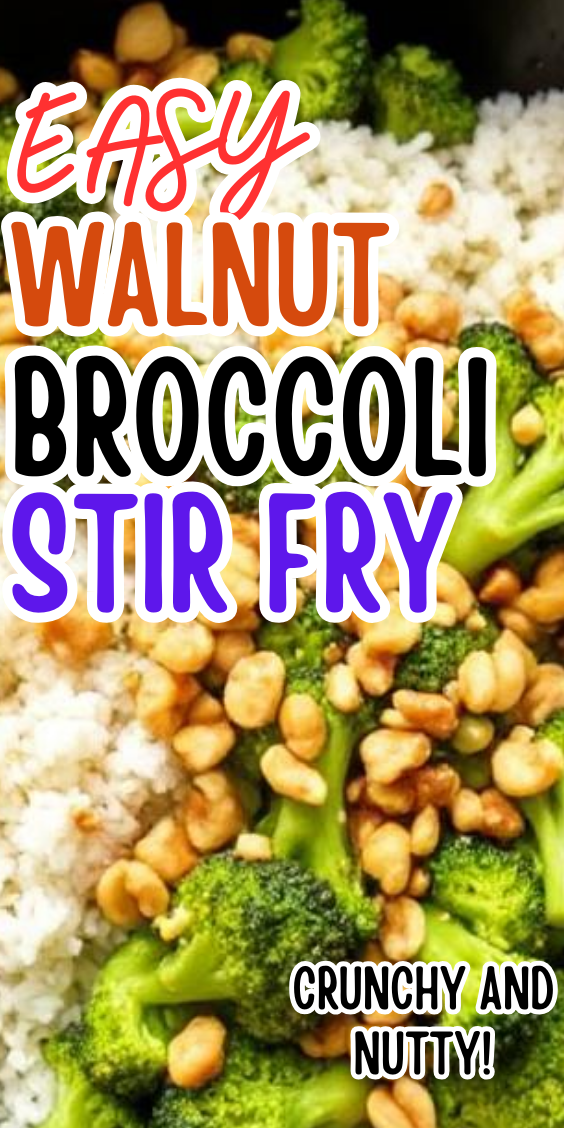 Easy Walnut Broccoli Stir Fry