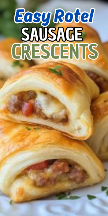 Easy Rotel Sausage Crescents
