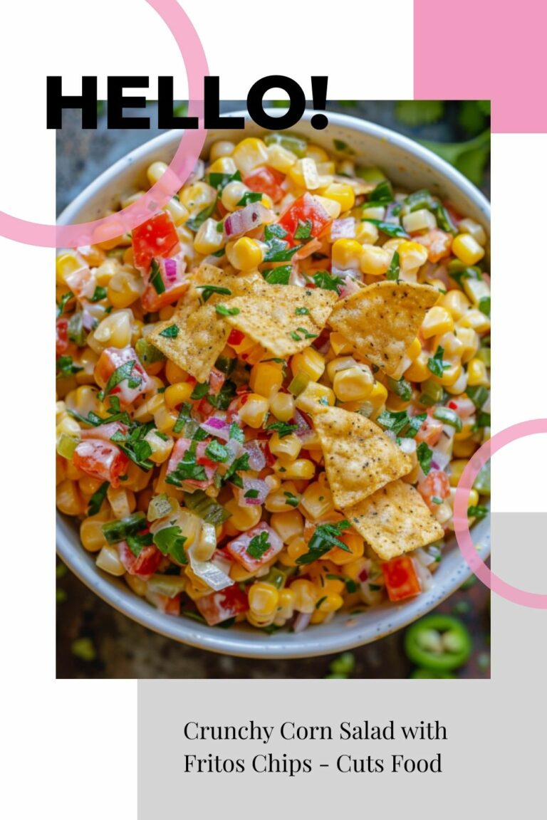 Crunchy Corn Salad with Fritos Chips – Cuts Food