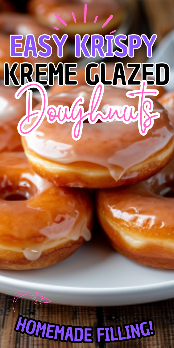 Easy Krispy Kreme Glazed Doughnuts