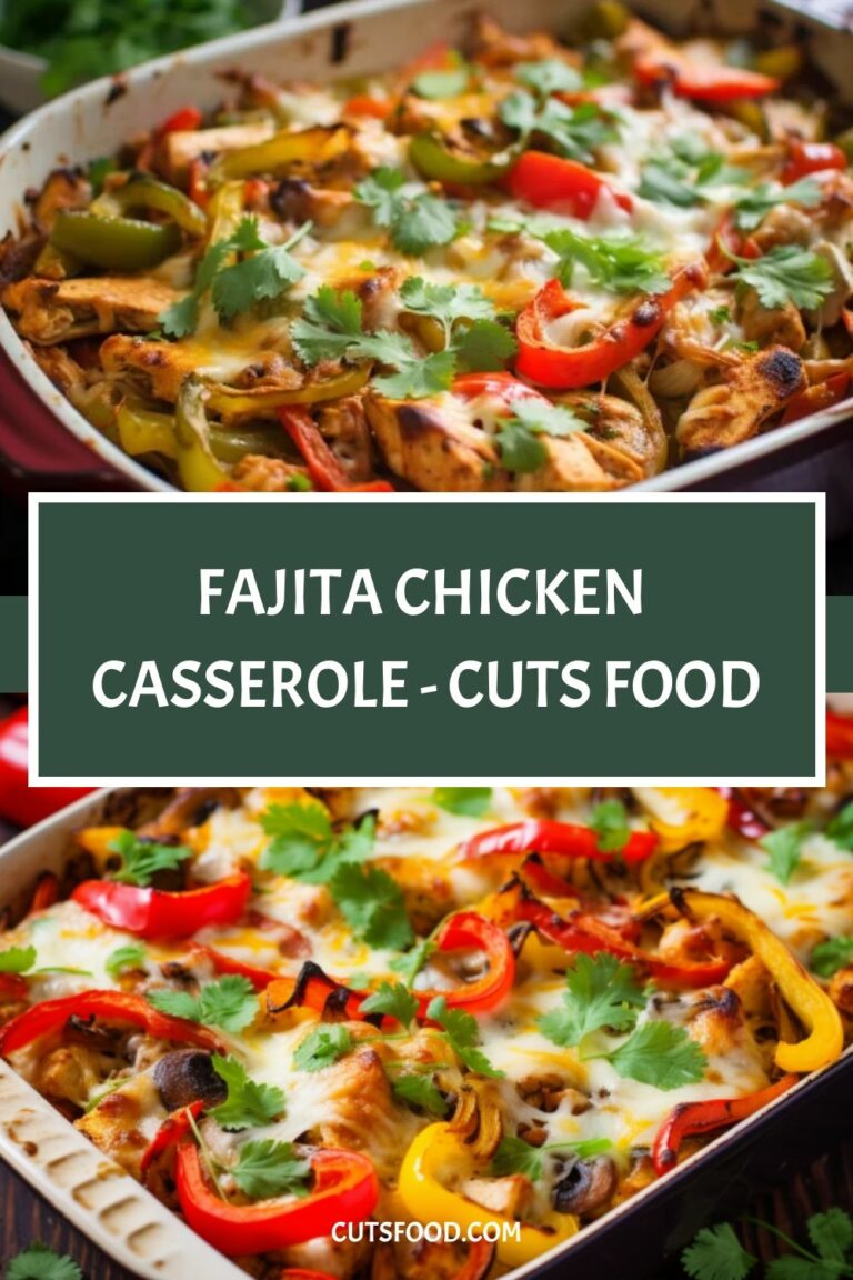 Fajita Chicken Casserole – Cuts Food