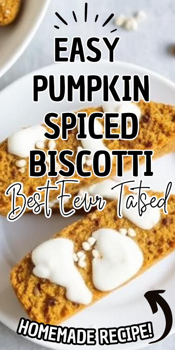 Easy Pumpkin Spiced Biscotti
