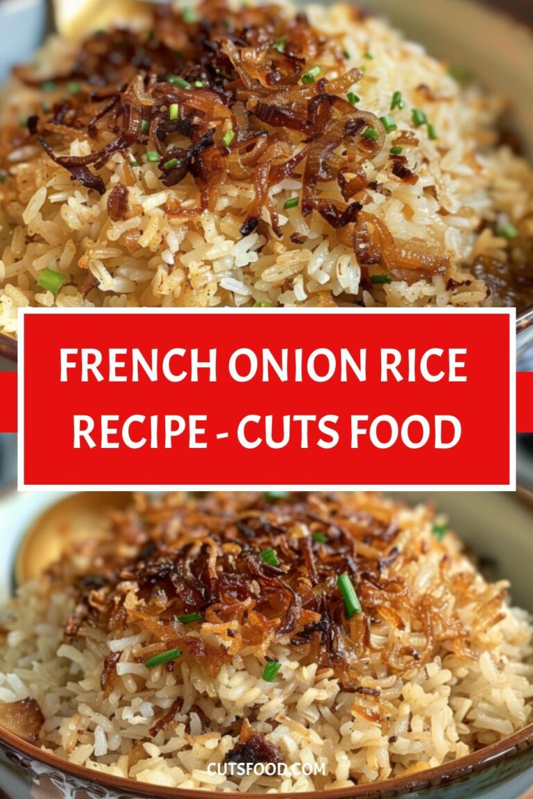 French Onion Rice Recipe – Cuts Food