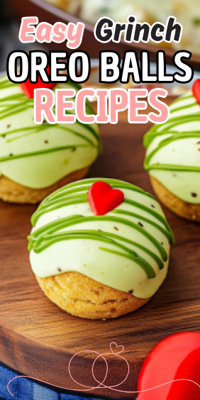 Easy Grinch Oreo Balls