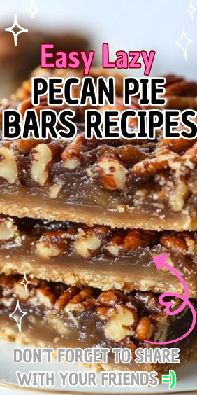 Easy Lazy Pecan Pie Bars
