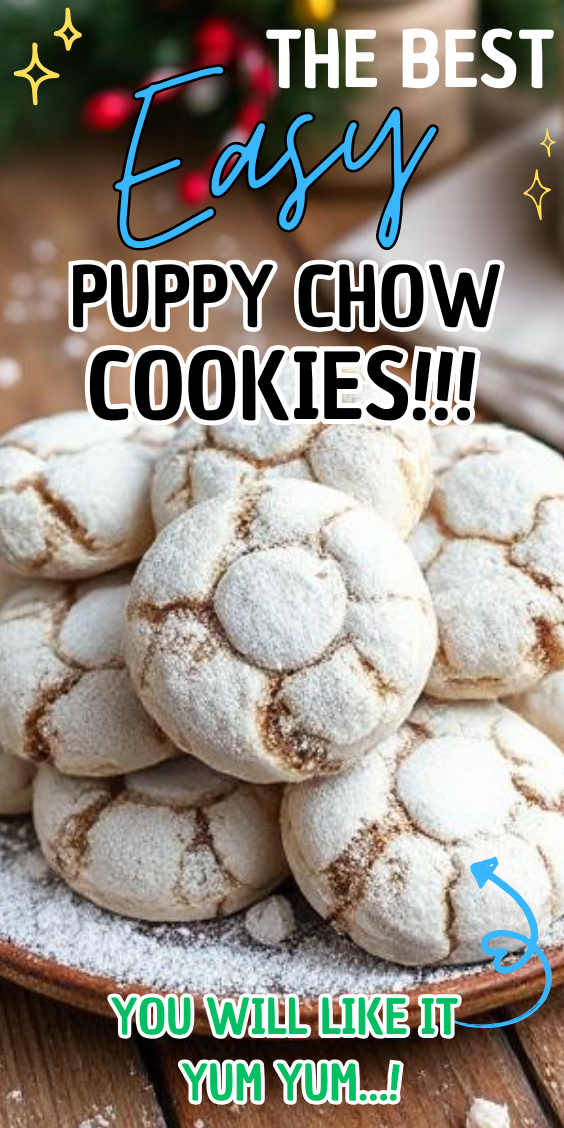 Easy Puppy Chow Cookies