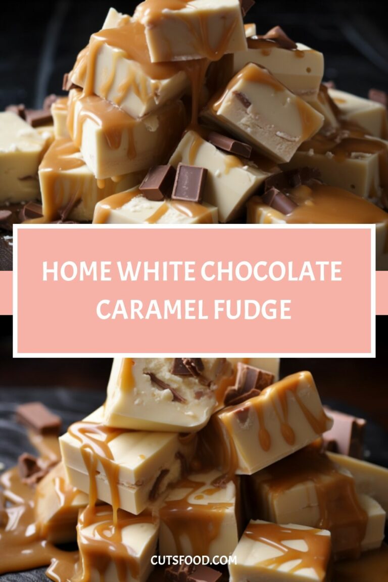 Home White Chocolate Caramel Fudge