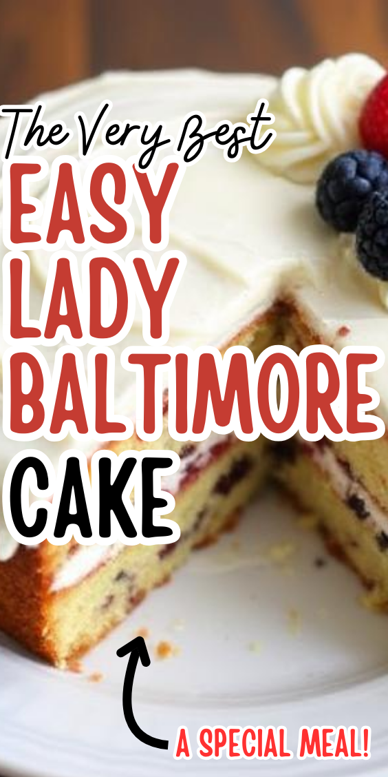 Easy Lady Baltimore Cake