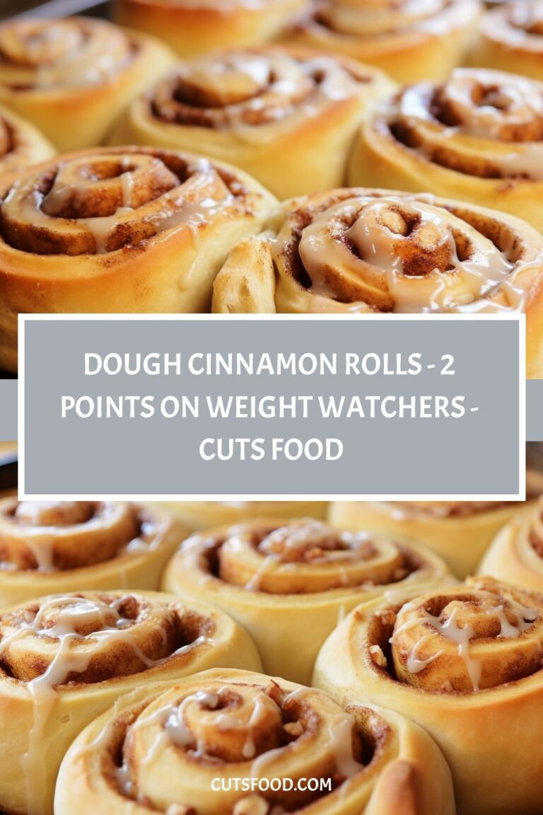 Dough Cinnamon Rolls – 2 Points on Weight Watchers – Cuts Food