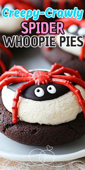 Easy Creepy-Crawly Spider Whoopie Pies