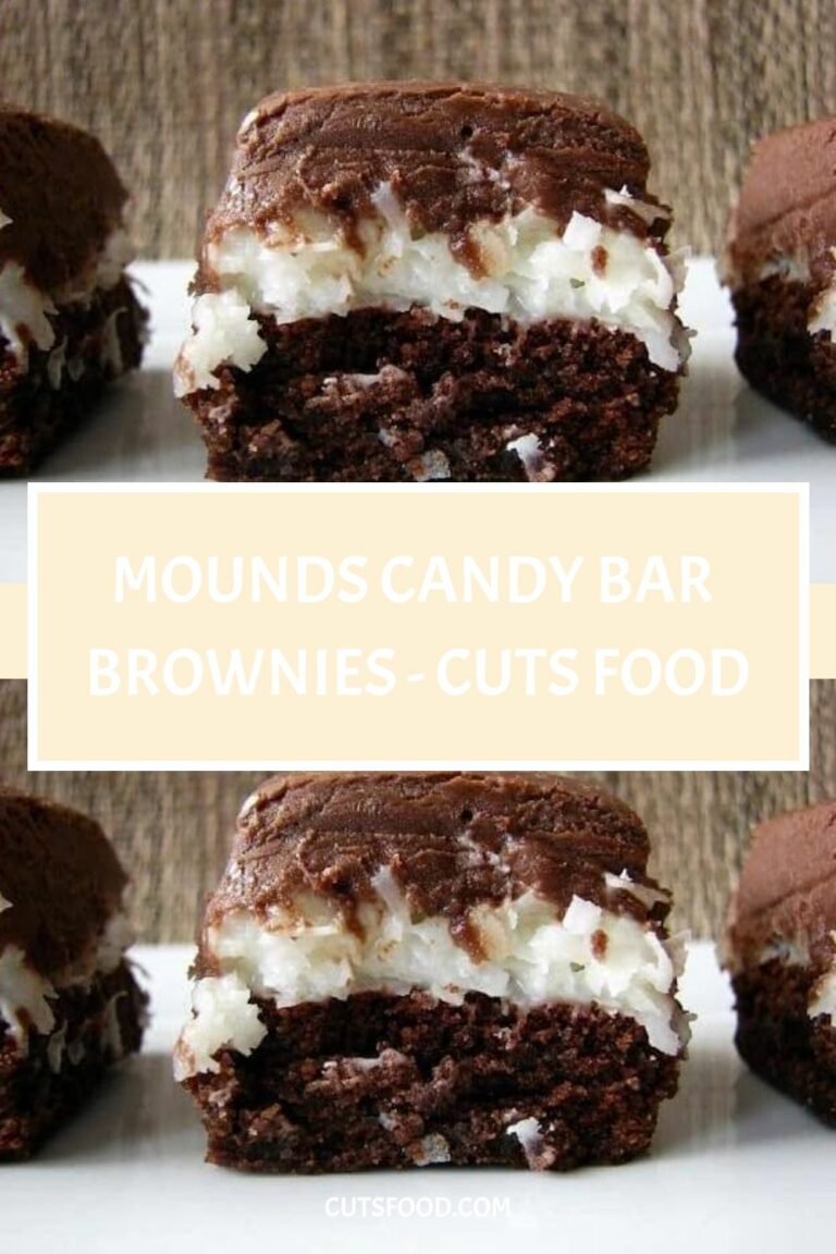 Mounds Candy Bar Brownies – Cuts Food