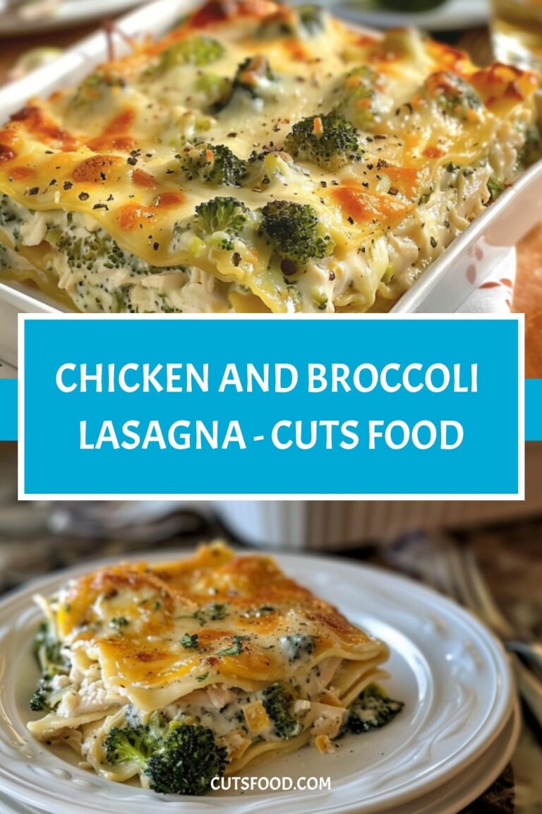 Chicken and Broccoli Lasagna – Cuts Food