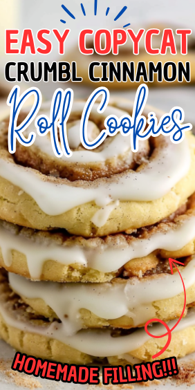Easy Copycat Crumbl Cinnamon Roll Cookies
