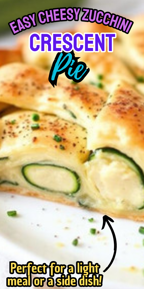 Easy Cheesy Zucchini Crescent Pie