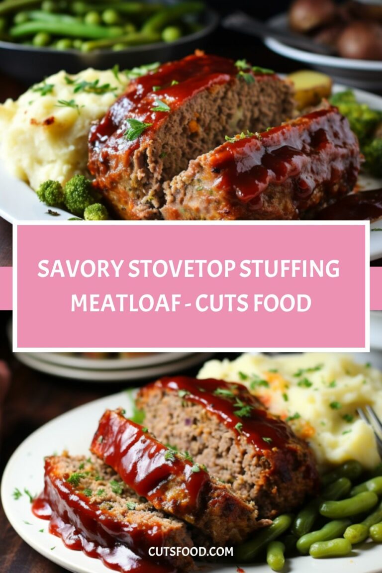 Savory Stovetop Stuffing Meatloaf – Cuts Food