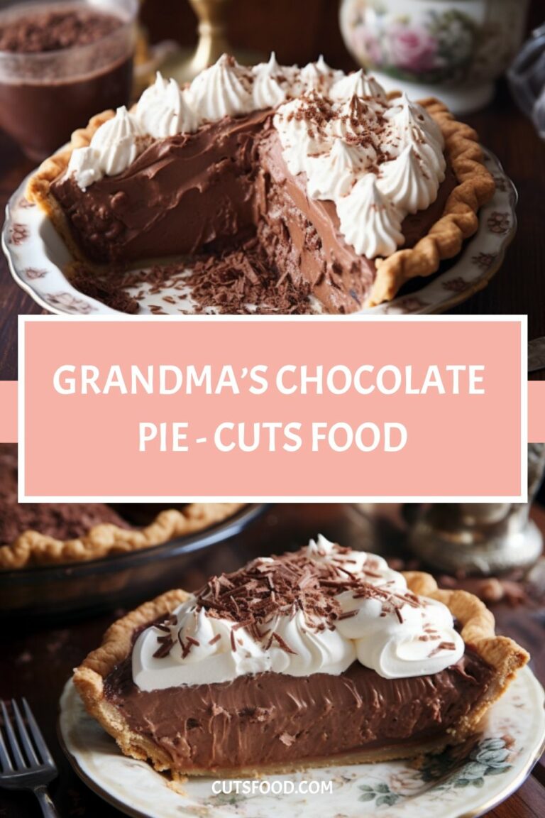 Grandma’s Chocolate Pie – Cuts Food