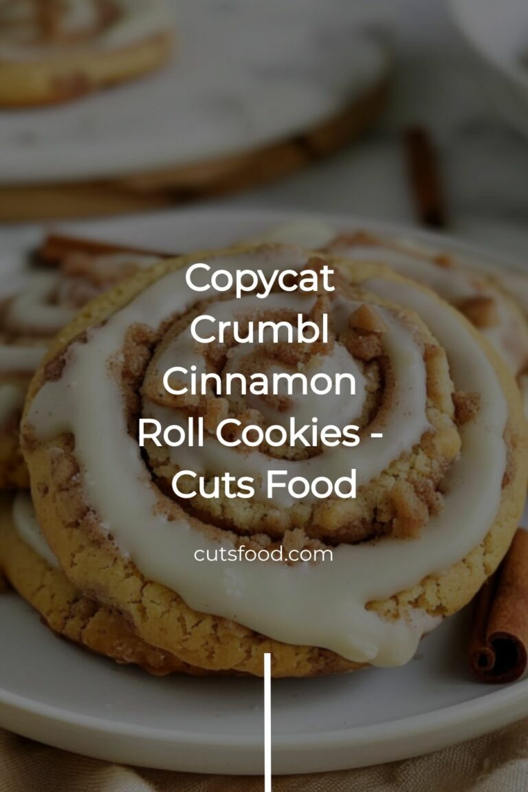 Copycat Crumbl Cinnamon Roll Cookies – Cuts Food