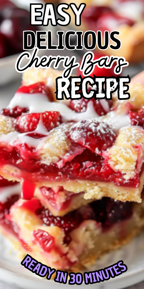 Easy Cherry Bars