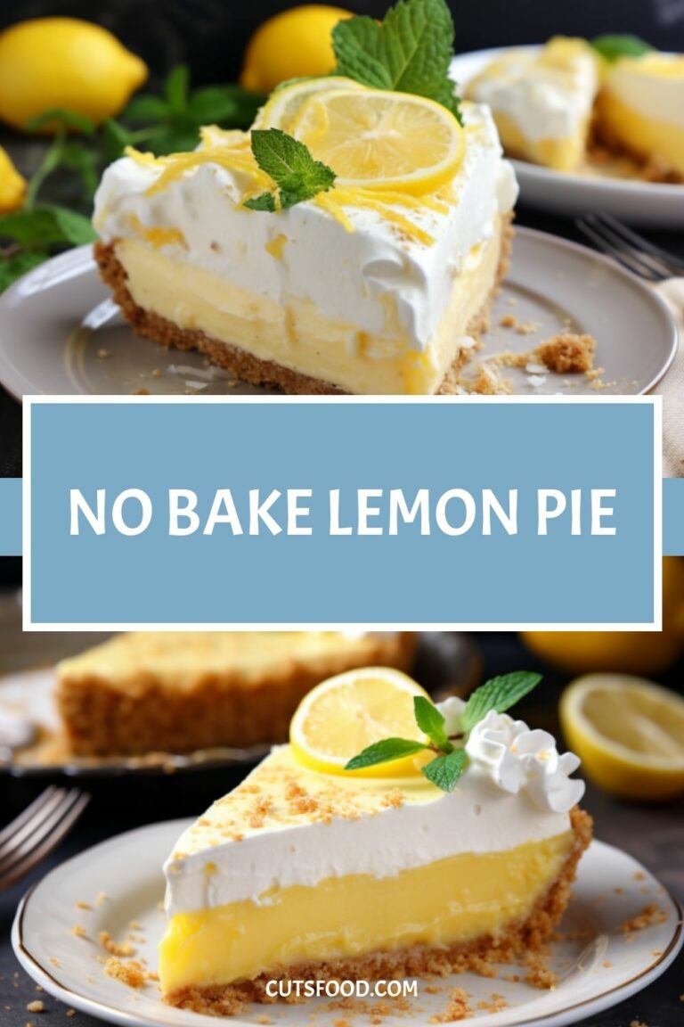 NO BAKE LEMON PIE