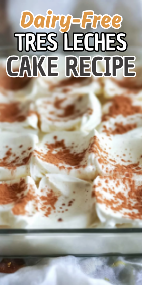 Easy Dairy-Free Tres Leches Cake