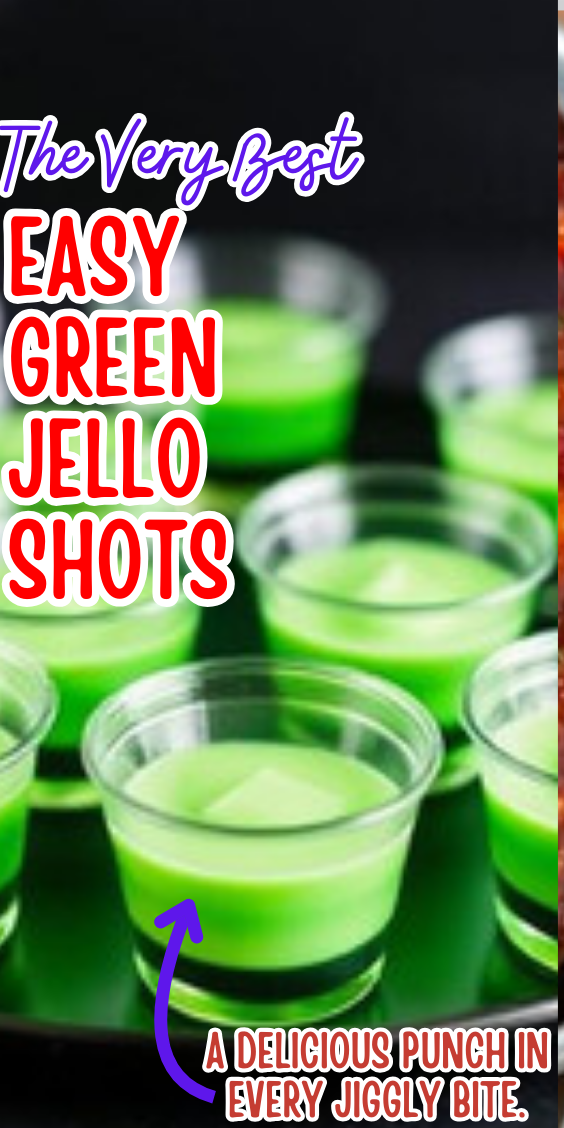 Easy Green Jello Shots