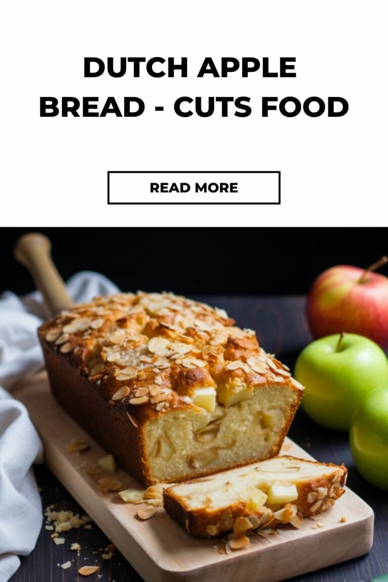 DUTCH APPLE BREAD – Cuts Food