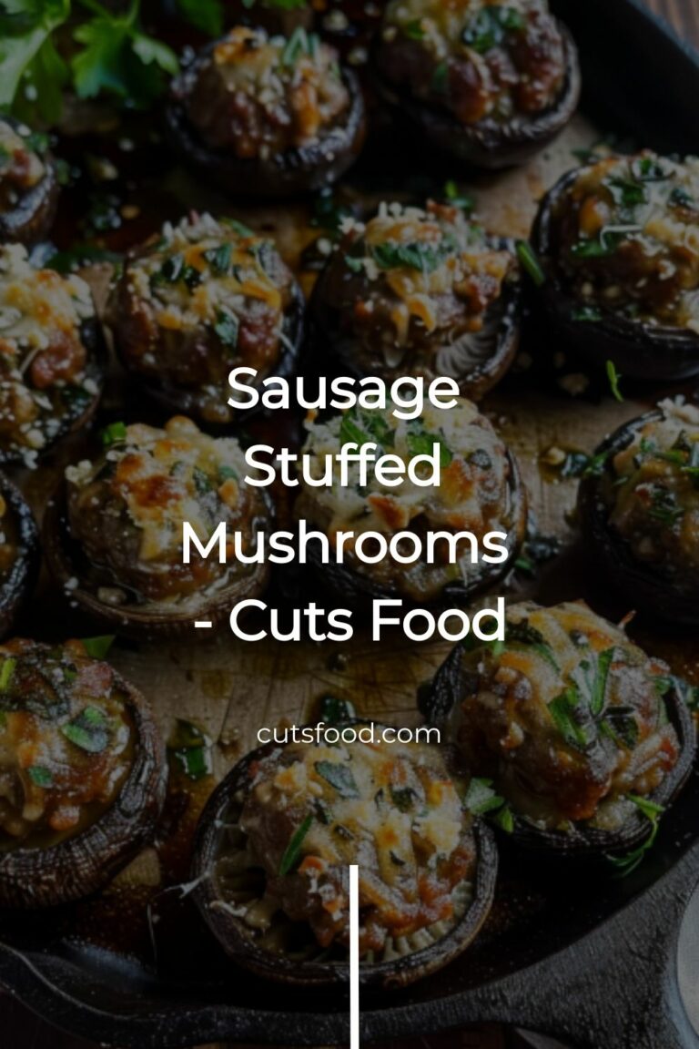 Sausage Stuffed Mushrooms – Cuts Food