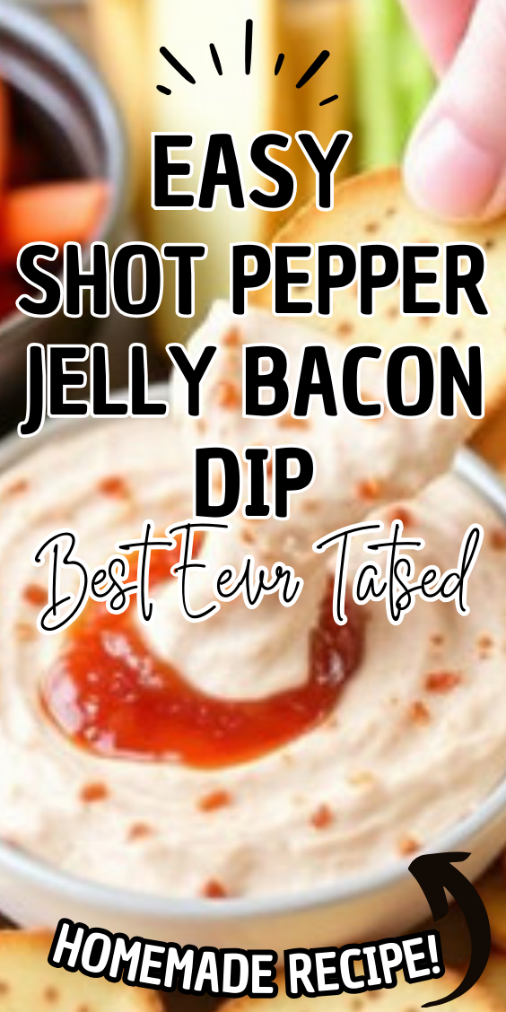 Easy Shot Pepper Jelly Bacon Dip