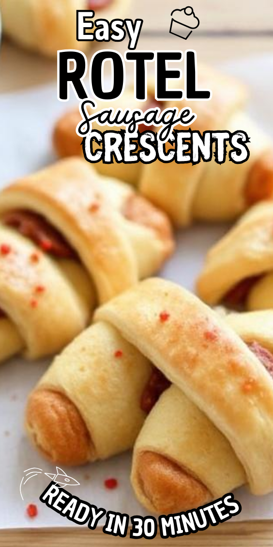 Easy Rotel Sausage Crescents