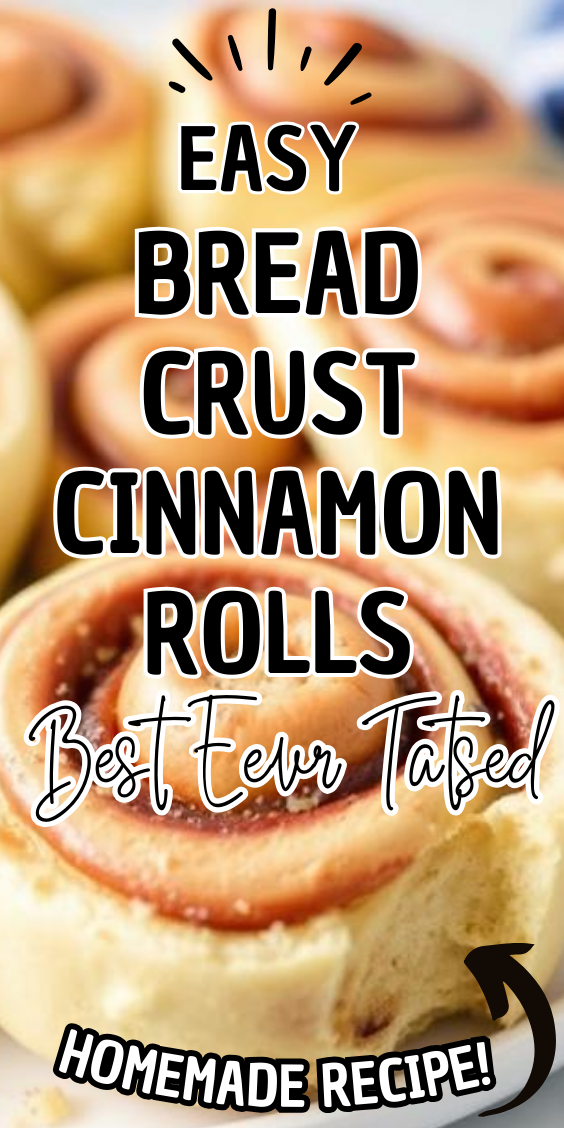 Easy Bread Crust Cinnamon Rolls