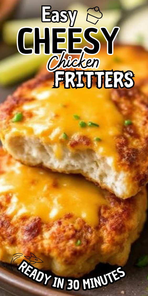 Easy Cheesy Chicken Fritters